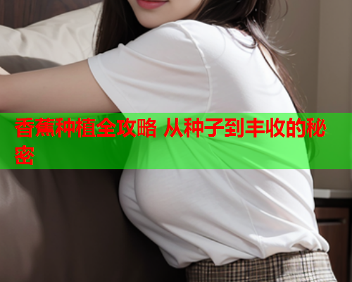 香蕉种植全攻略 从种子到丰收的秘密